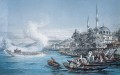 Estambul barcos Amadeo Preziosi Neoclasicismo Romanticismo ciudad